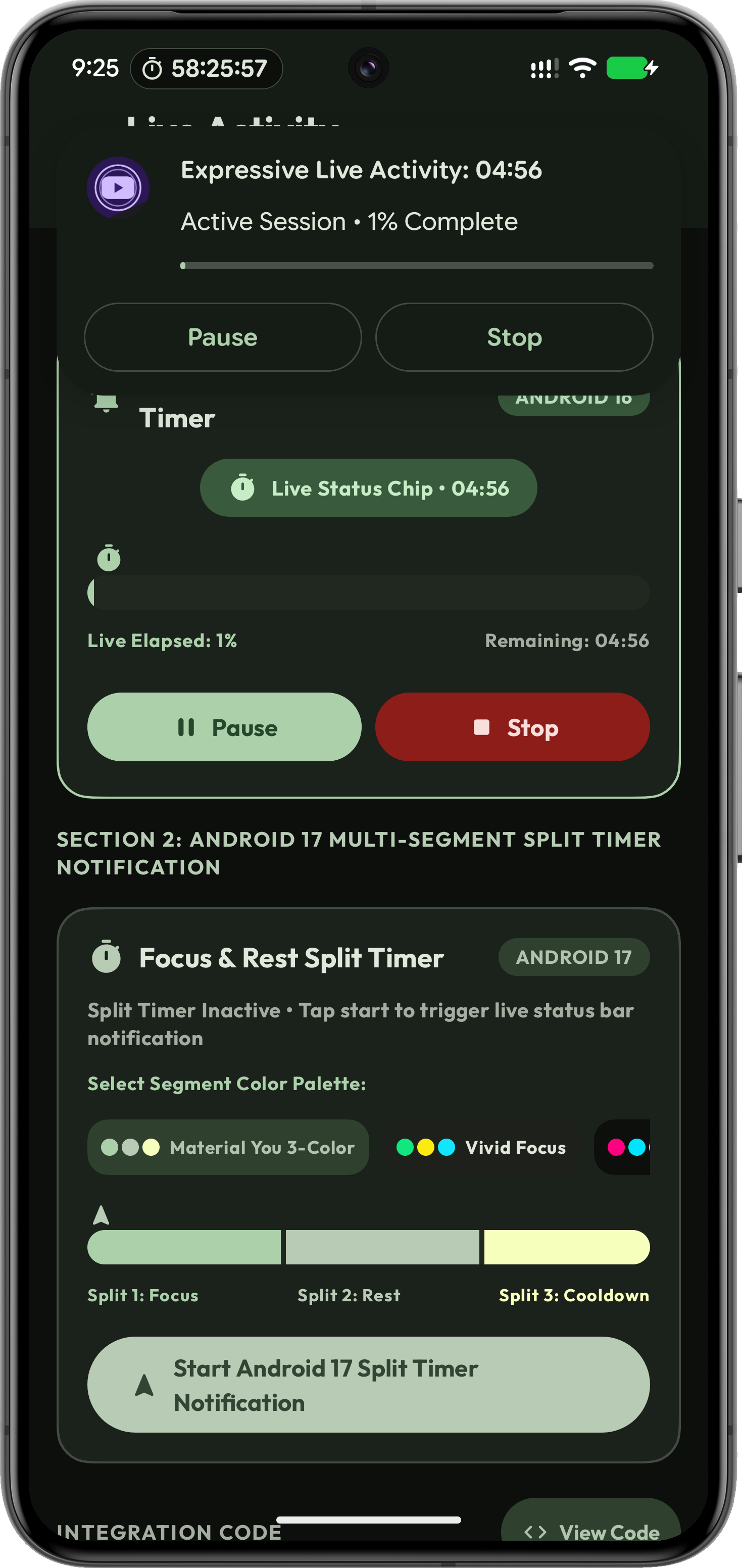 Floating Nav Pill Expansion