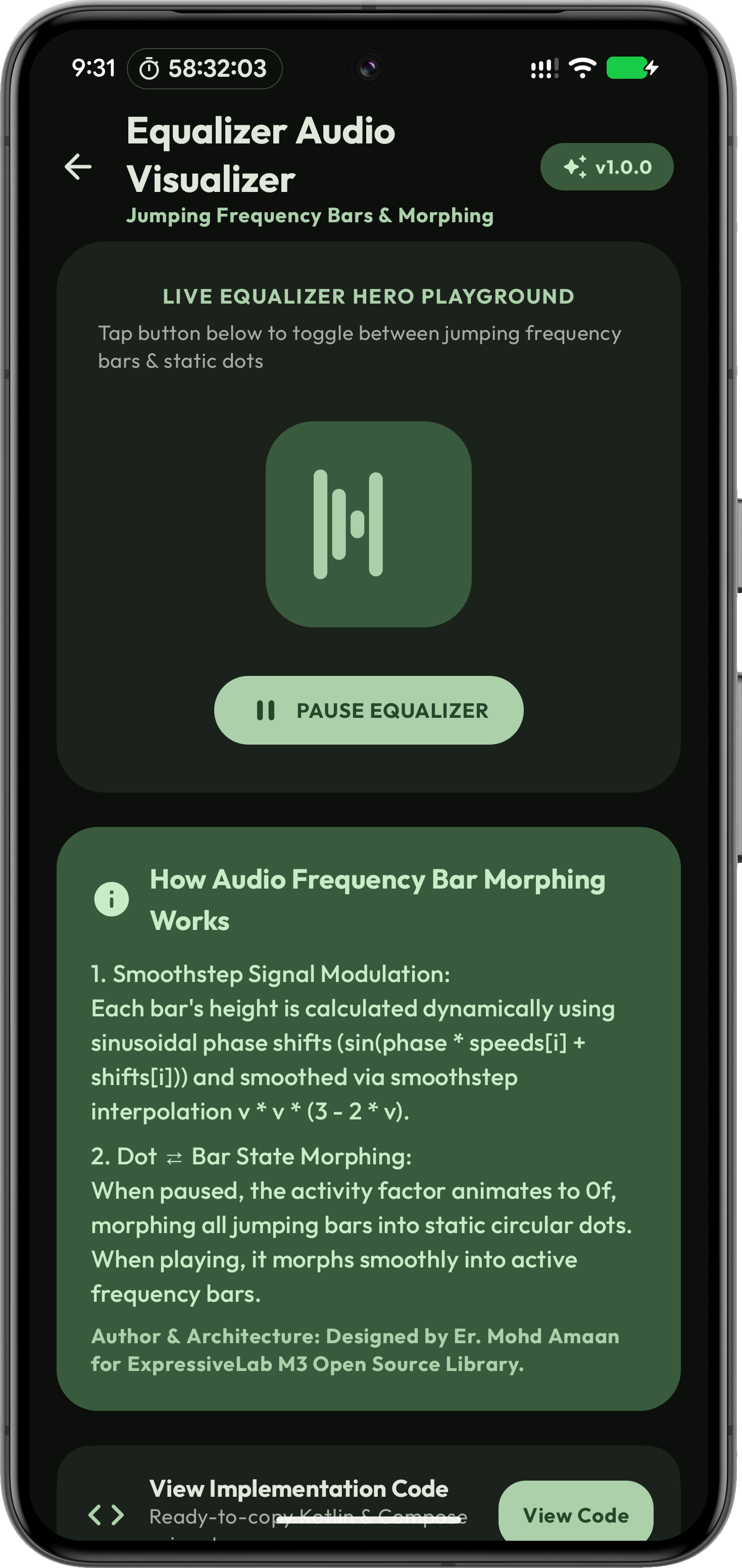 Interactive Component Controls