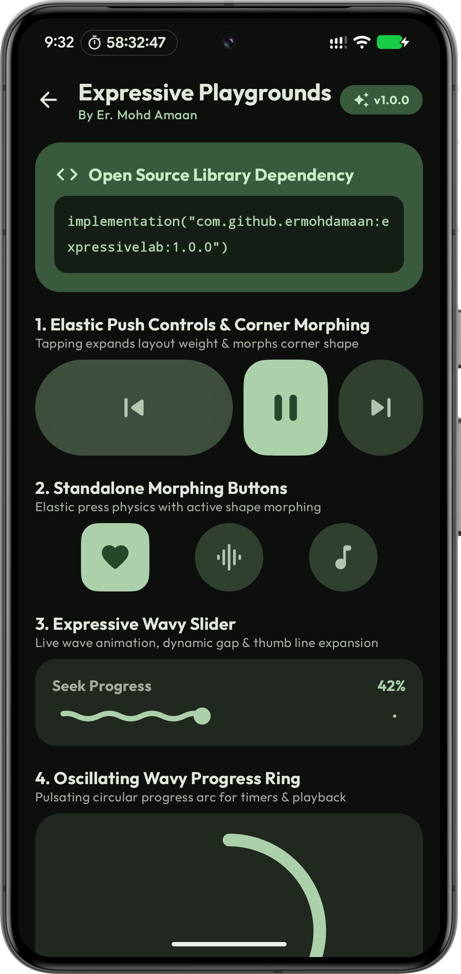 Expressive Progress Playground