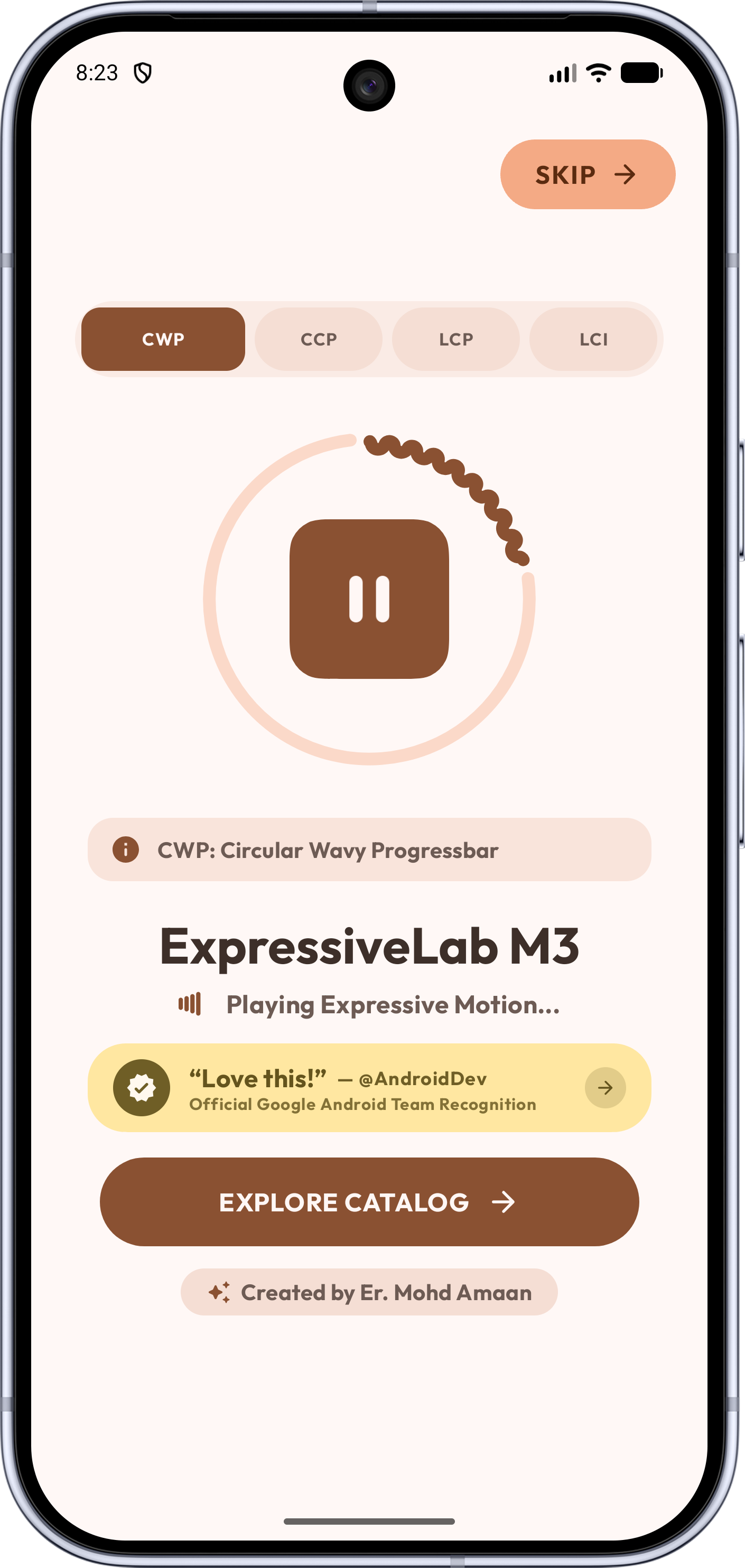 ExpressiveLab Main App Intro